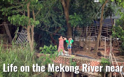 Life on the Mekong River near Chau Doc 09.04.2017