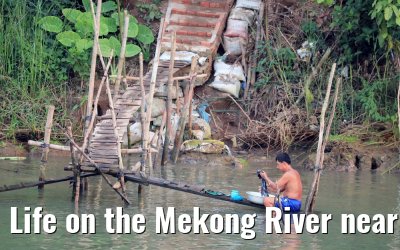 Life on the Mekong River near Chau Doc 09.04.2017