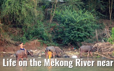 Life on the Mekong River near Chau Doc 09.04.2017
