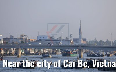 Near the city of Cai Be, Vietnam