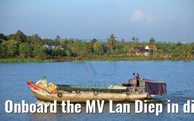 Onboard the MV Lan Diep in direction of Cai Be, Vietnam 09.04.2017