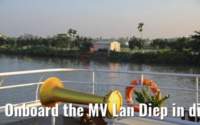 Onboard the MV Lan Diep in direction of Cai Be, Vietnam 09.04.2017