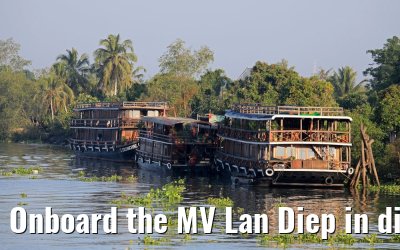 Onboard the MV Lan Diep in direction of Cai Be, Vietnam 09.04.2017