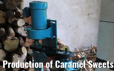 Production of Caramel Sweets in Cai Be Vietnam 09.04.2017