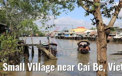 Small Village near Cai Be, Vietnam 09.04.2017