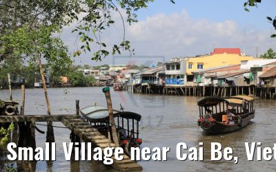 Small Village near Cai Be, Vietnam 09.04.2017