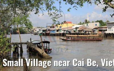 Small Village near Cai Be, Vietnam 09.04.2017