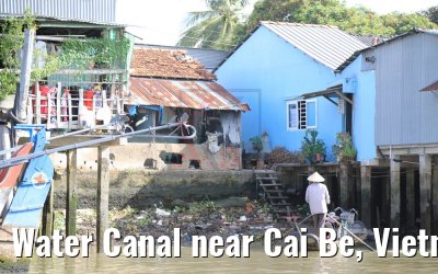 Water Canal near Cai Be, Vietnam 09.04.2017