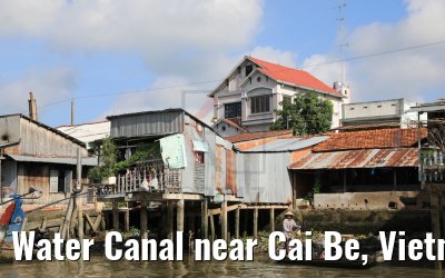Water Canal near Cai Be, Vietnam 09.04.2017