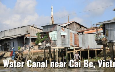 Water Canal near Cai Be, Vietnam 09.04.2017
