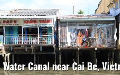 Water Canal near Cai Be, Vietnam 09.04.2017