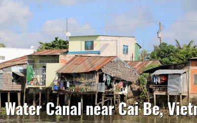 Water Canal near Cai Be, Vietnam 09.04.2017