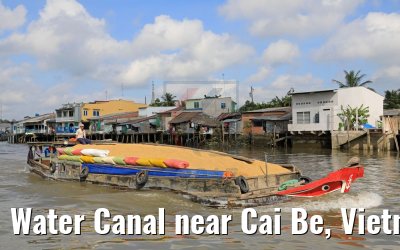 Water Canal near Cai Be, Vietnam 09.04.2017