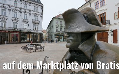 auf dem Marktplatz von Bratislava 02.04.2015