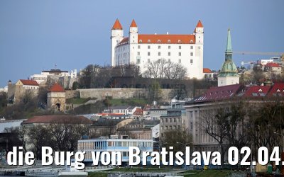 die Burg von Bratislava 02.04.2015