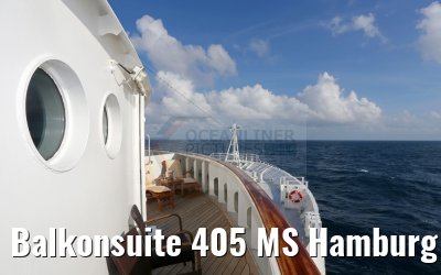 Balkonsuite 405 MS Hamburg 