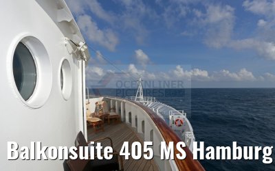 Balkonsuite 405 MS Hamburg 