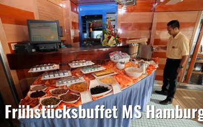 Frühstücksbuffet MS Hamburg 01.02.2016