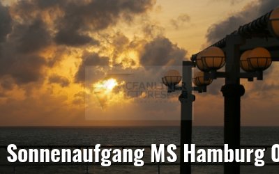 Sonnenaufgang MS Hamburg 01.02.2016