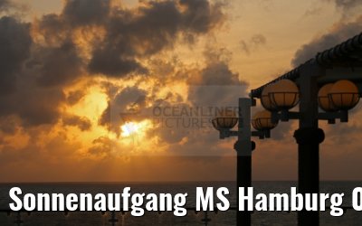 Sonnenaufgang MS Hamburg 01.02.2016