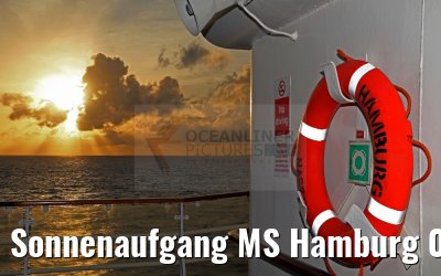 Sonnenaufgang MS Hamburg 01.02.2016