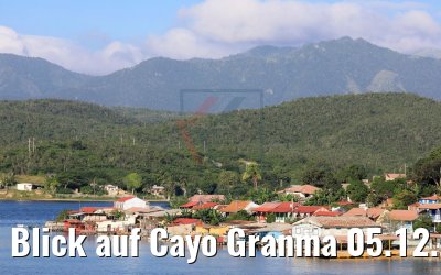 Blick auf Cayo Granma 05.12.2017