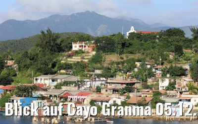 Blick auf Cayo Granma 05.12.2017