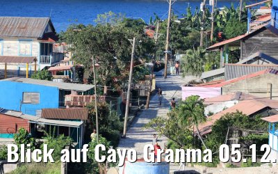 Blick auf Cayo Granma 05.12.2017