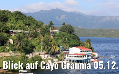 Blick auf Cayo Granma 05.12.2017
