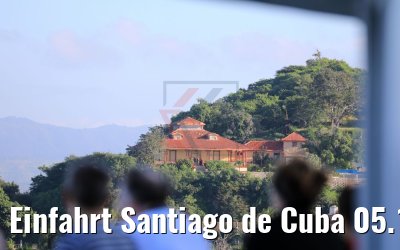 Einfahrt Santiago de Cuba 05.12.2017