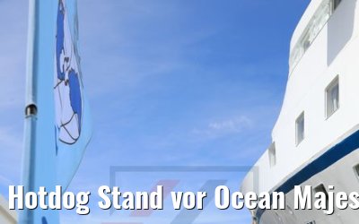 Hotdog Stand vor Ocean Majesty Aalborg 07.06.2018