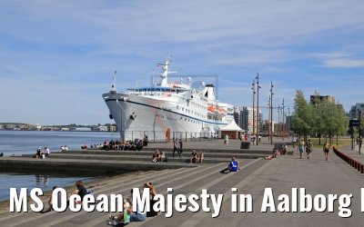MS Ocean Majesty in Aalborg Dänemark 07.06.2018