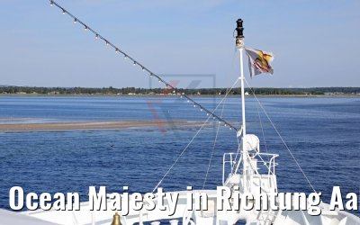 Ocean Majesty in Richtung Aalborg 07.06.2018