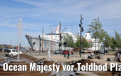 Ocean Majesty vor Toldbod Plads Aalborg 07.06.2018