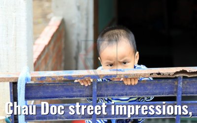 Chau Doc street impressions, Vietnam 10.04.2017