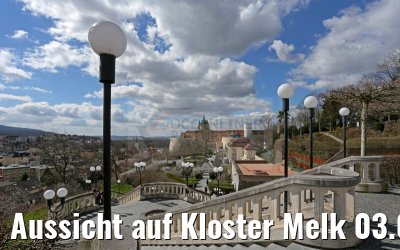 Aussicht auf Kloster Melk 03.04.2015