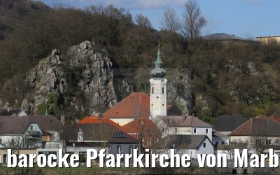 barocke Pfarrkirche von Marbach 03.04.2015