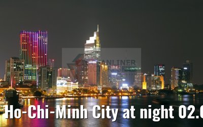 Ho-Chi-Minh City at night 02.02.2016