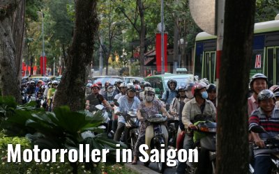 Motorroller in Saigon