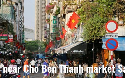 near Cho Ben Thanh market Saigon 02.02.2016