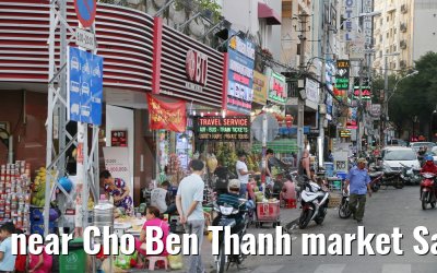 near Cho Ben Thanh market Saigon 02.02.2016