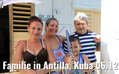 Familie in Antilla, Kuba 06.12.2017