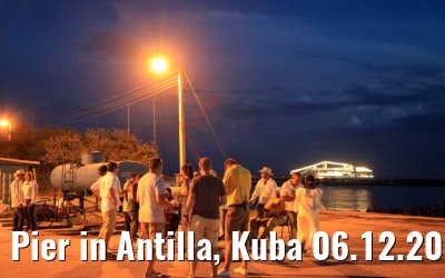 Pier in Antilla, Kuba 06.12.2017