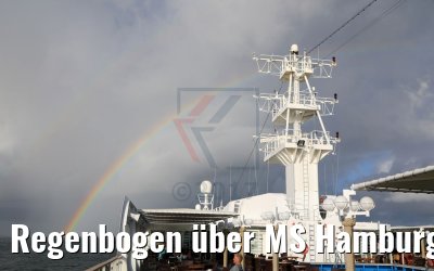 Regenbogen über MS Hamburg 06.12.2017