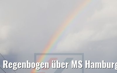 Regenbogen über MS Hamburg 06.12.2017