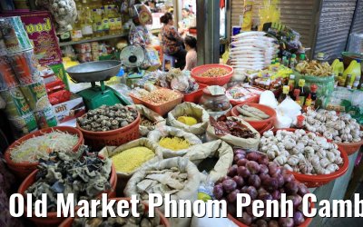 Old Market Phnom Penh Cambodia 11.04.2017