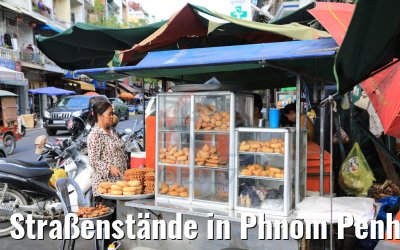 Straßenstände in Phnom Penh 11.04.2017