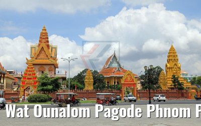 Wat Ounalom Pagode Phnom Penh, Kambodscha 11.04.2017