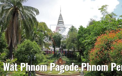 Wat Phnom Pagode Phnom Penh 11.04.2017