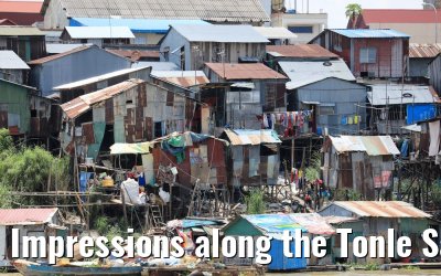 Impressions along the Tonle Sap River in Cambodia 12.04.2017